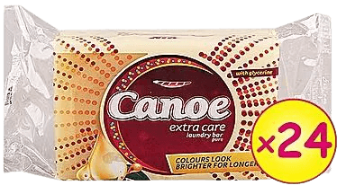 Units/ CANOE LAUNDRY SOAP 130G x48